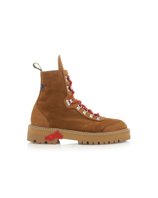 Off-White c/o Virgil Abloh Suede Hiking Boots