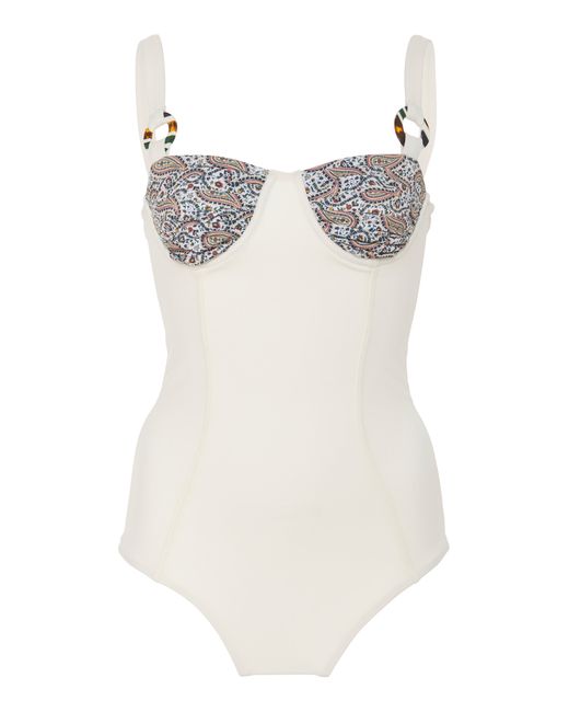 Palm Grace Ruched Swimsuit