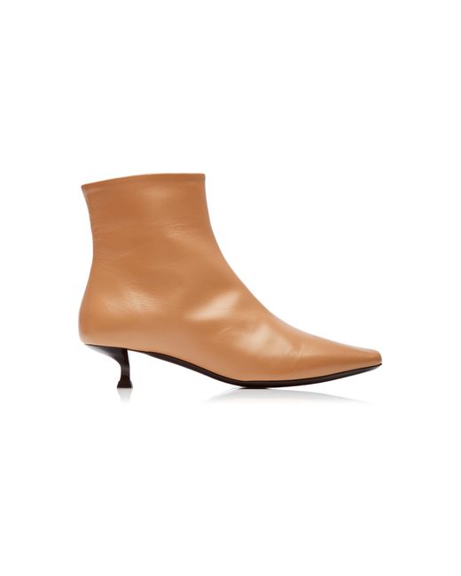 by FAR Laura Leather Ankle Boots