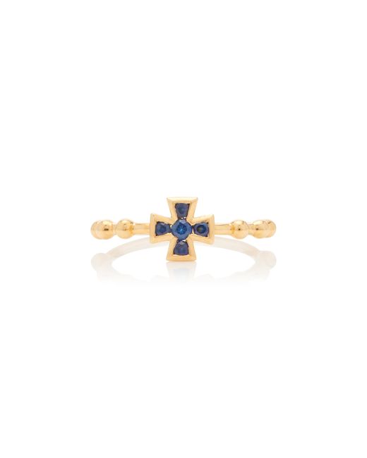 Rosa De La Cruz 18K Gold And Sapphire Ring