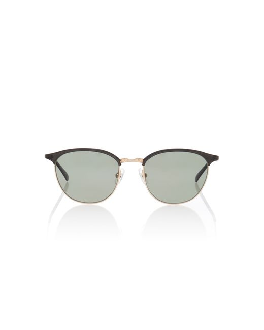 Matsuda Eyewear Round-Frame Acetate and Gold-Tone Sunglasses