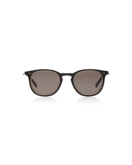 Mr. Leight Coopers S 46 Matte Round-Frame Sunglasses