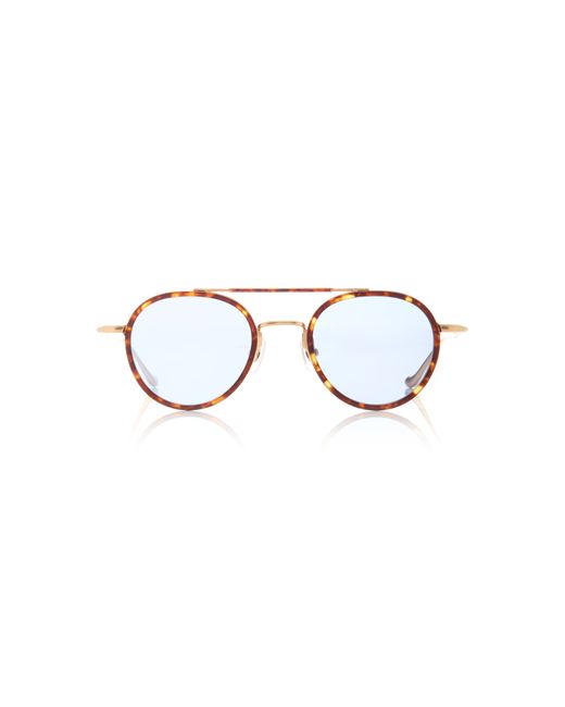 Matsuda Eyewear Acetate And Round-Frame Aviator Sunglasses