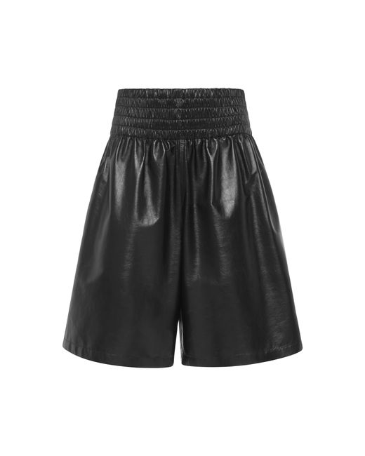 Bottega Veneta Leather Shorts
