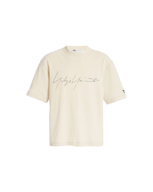 Y-3 Distressed Cotton T-Shirt