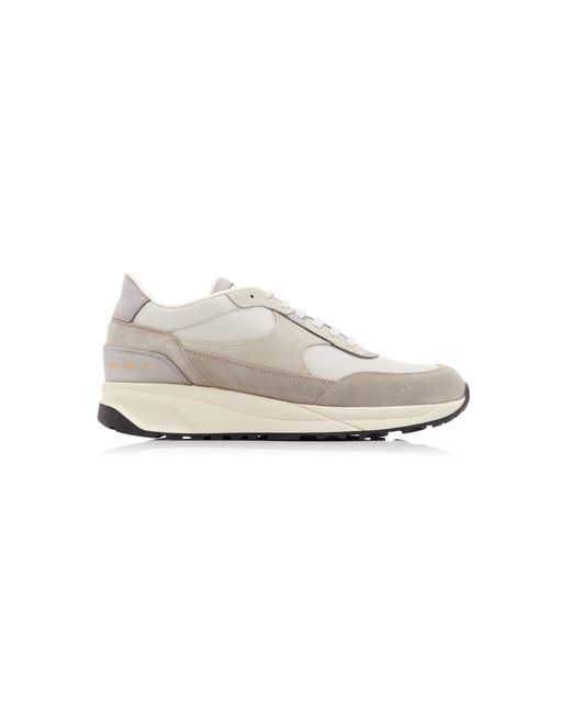 Common Projects Track Classic Suede Nubuck and Nylon Sneakers