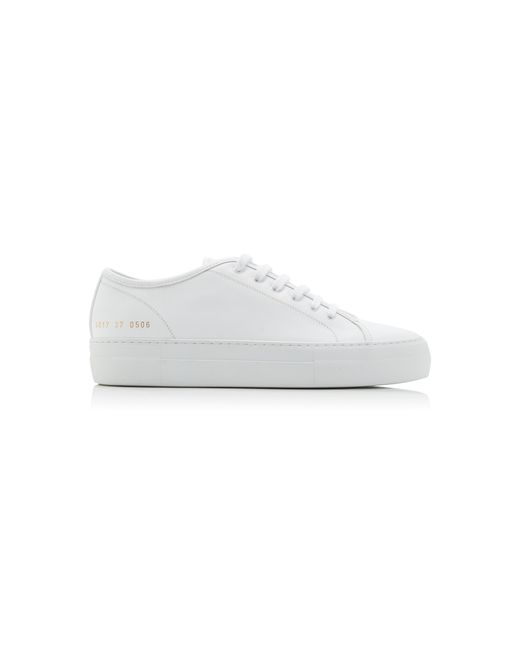 Common Projects Tournament Low-Top Leather Sneakers