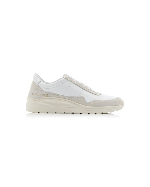 Common Projects Cross Trainer Leather and Suede Sneakers