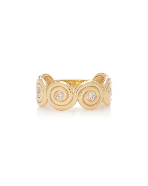 Sauer Spiralis 18K Yellow Diamond Ring Gifts For Her