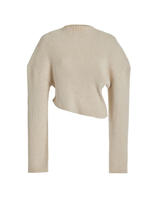 The Row Danana Draped Cotton Sweater