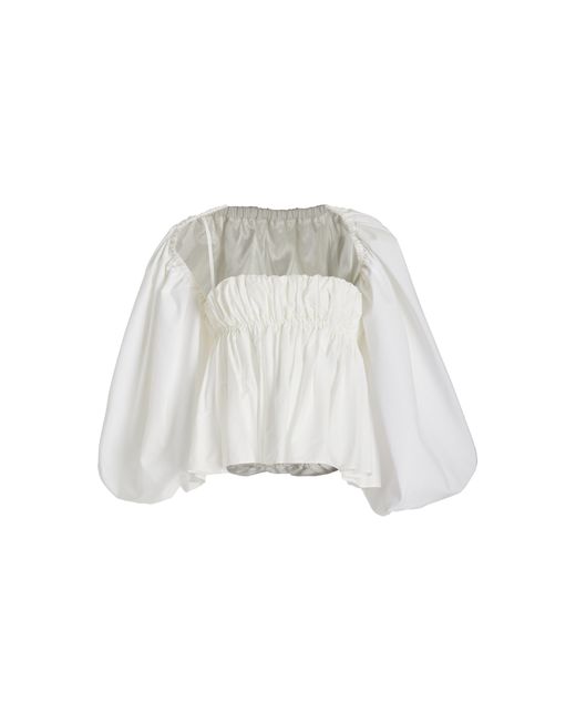 Altuzarra Momoko Pleated Cotton-Blend Top