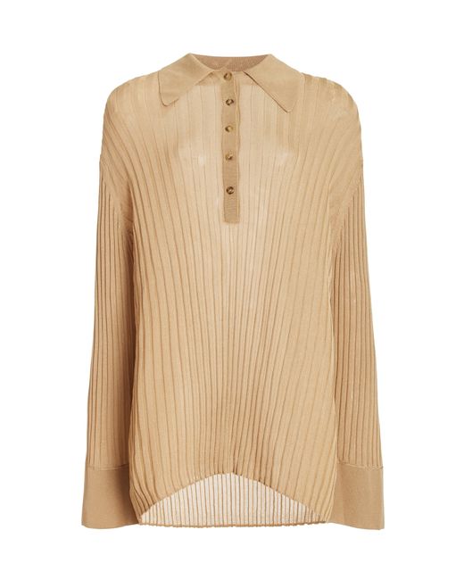By Malene Birger Delphine Ribbed Knit Top