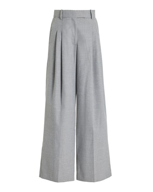 By Malene Birger Cymbaria Pleated Wide-Leg Pants