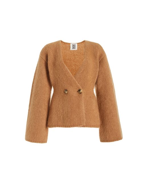 By Malene Birger Exclusive Double-Breasted Wool-Mohair Cardigan