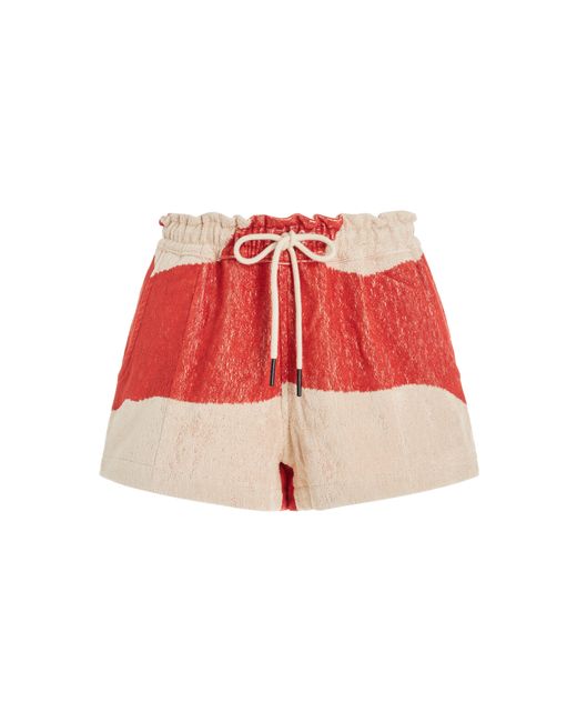 Oas Drizzle Cotton-Terry Shorts