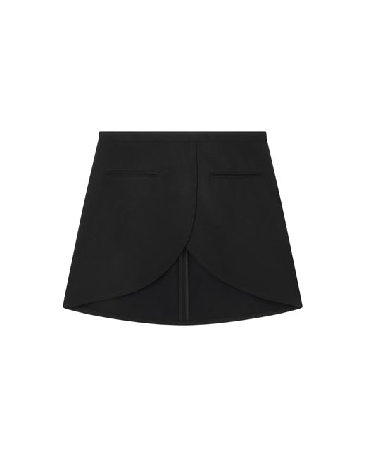 Courrèges Ellipse Tailored Crepe Mini Skirt