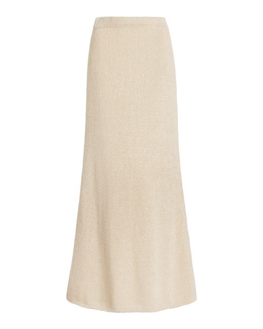 The Row Fumaia Knit Silk Maxi Skirt