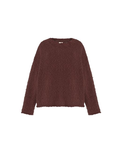 Zulu & Zephyr Boucle Knit Organic Cotton-Blend Sweater