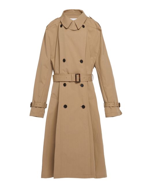 pushBUTTON Belted Gabardine Trench Coat