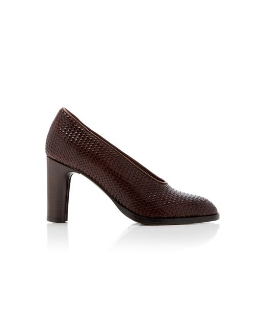 Co Leather Weave Pump
