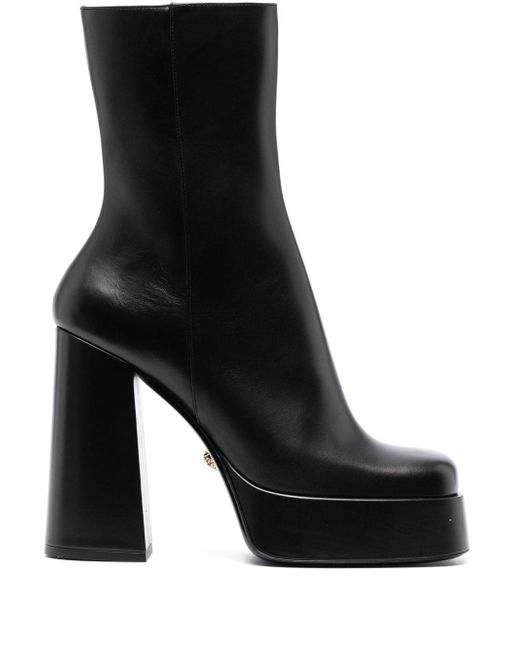 Versace Aevitas 120mm leather platform boots