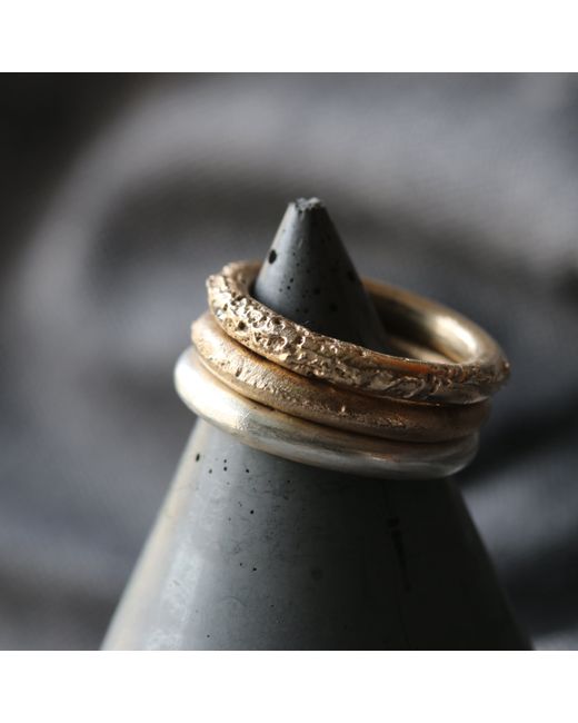 Morgan & French Sand Cast Sterling Ring