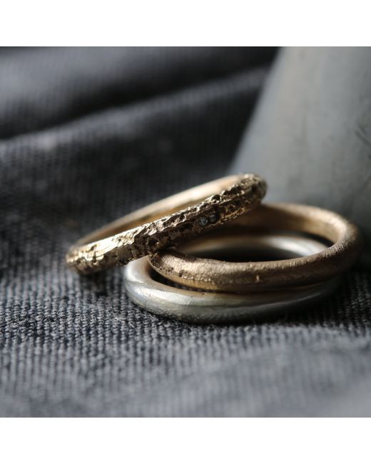 Morgan & French Sand Cast Gold Ring