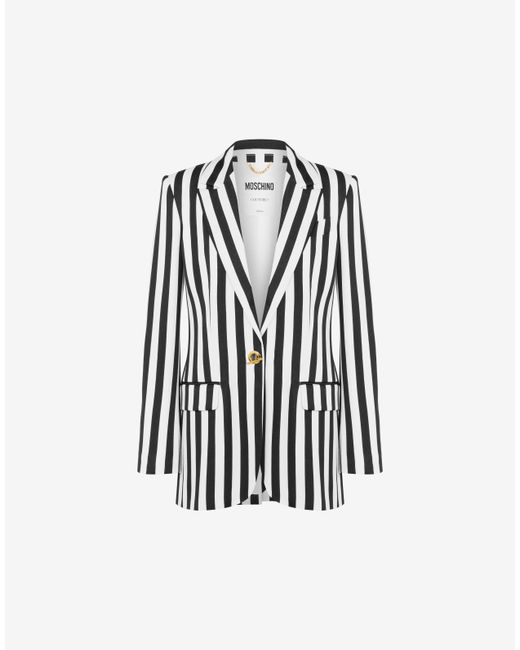 Moschino Archive Stripes Cady Jacket