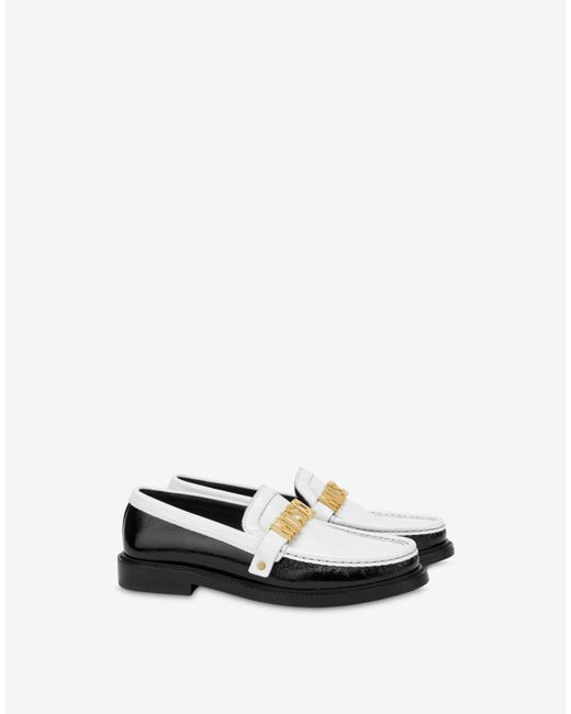 Moschino College Two-tone Loafers