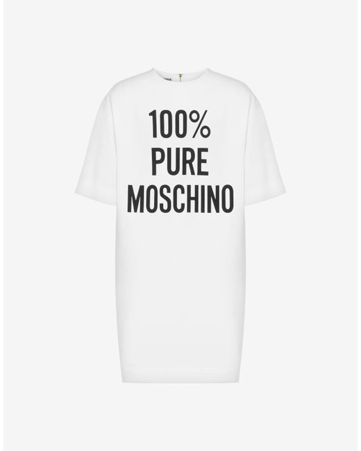 Moschino 100 Pure Print Envers Satin Dress