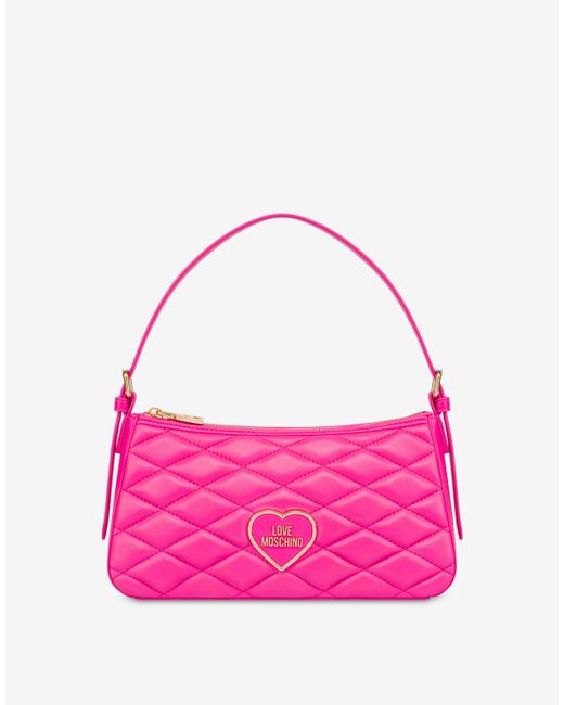 Love Moschino Small Quilted Hobo Bag
