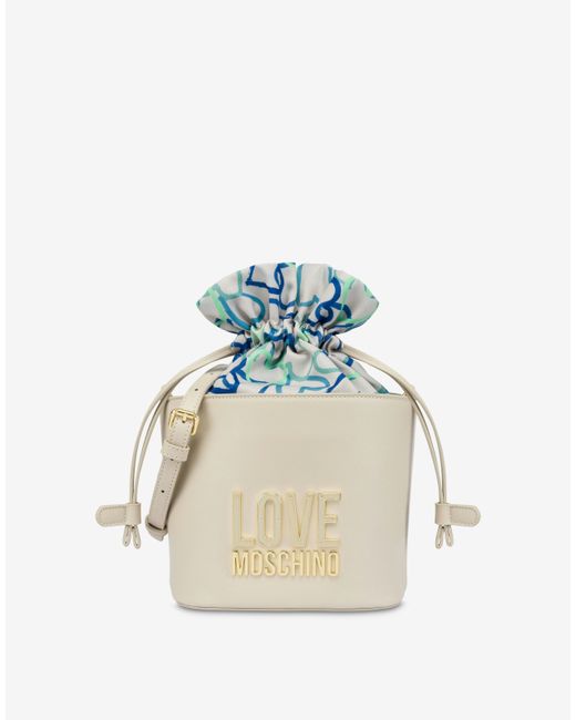 Love Moschino Jelly Logo Bucket Bag