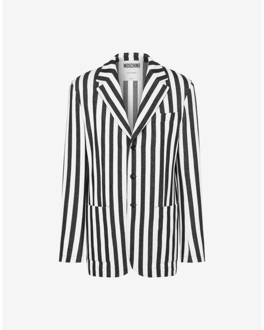 Moschino Archive Stripes Cotton Jacket