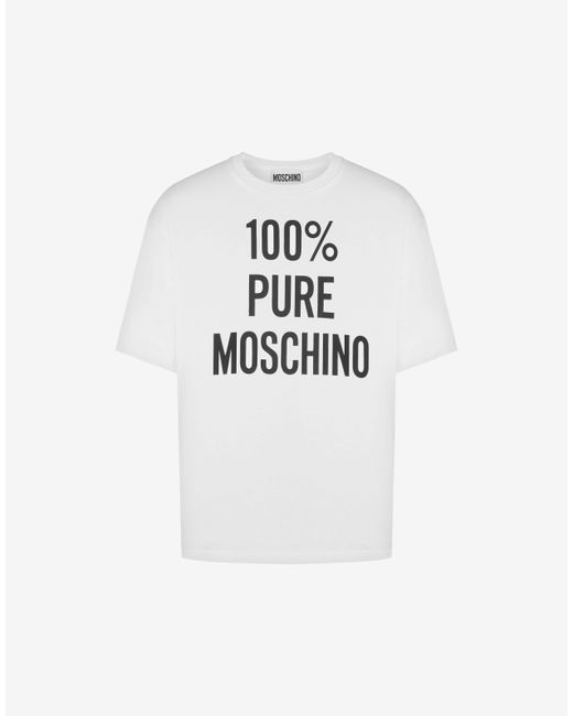 Moschino 100 Pure Organic Jersey T-shirt