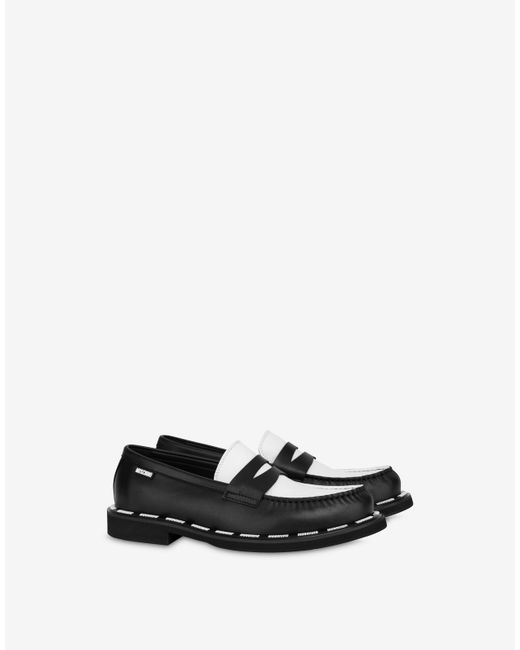 Moschino Label Loafers