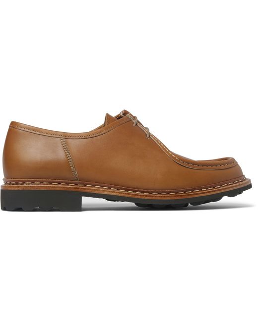 Heschung Thuya Leather Derby Shoes Brown