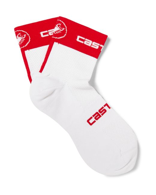Castelli Free 6 Antibacterial Socks White