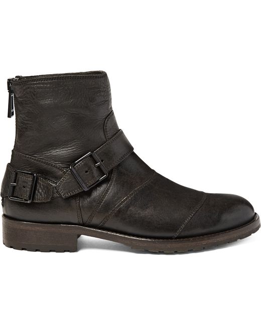 Belstaff Trialmaster Leather Boots Black