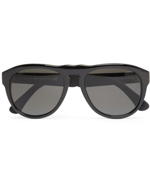 Tod's Acetate D-Frame Sunglasses Black