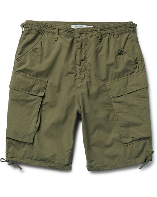 nonnative Trooper Cotton-Ripstop Cargo Shorts Green