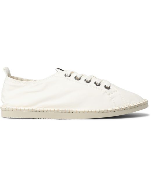Onia Montrose Faille Sneakers White