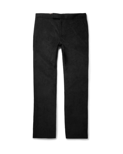 Gucci Cotton-Corduroy Trousers Black