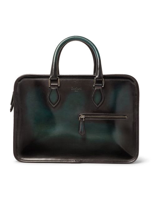 Berluti Un Jour Mini Polished-leather Briefcase