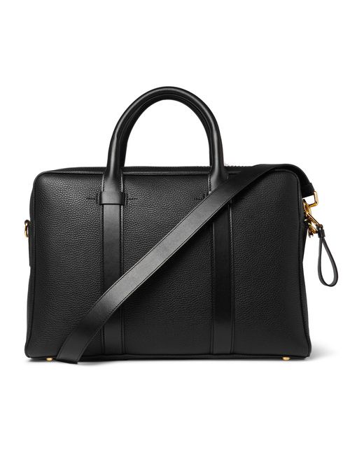 Tom Ford Buckley Leather Briefcase