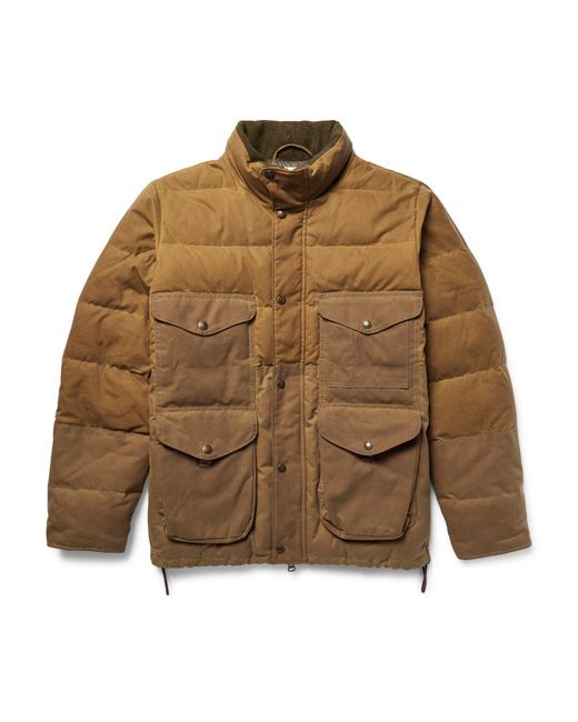 Filson Cruiser Quilted Water-repellent Cotton-canvas Down Jacket