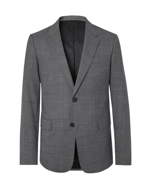 AMI Alexandre Mattiussi Grey Tweed Suit Jacket
