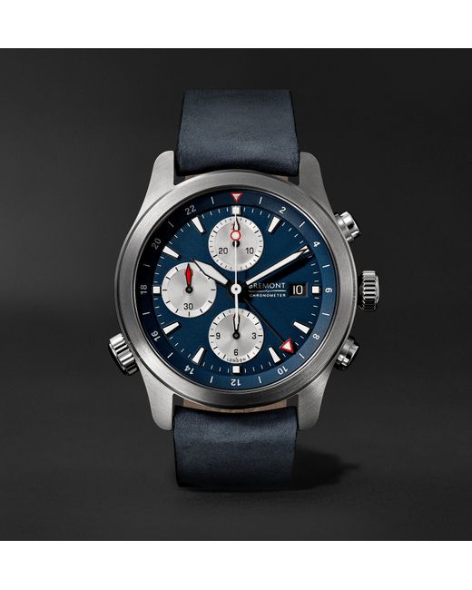 Bremont ALT1-ZT Automatic Chronograph 43mm Stainless Steel and Leather Watch