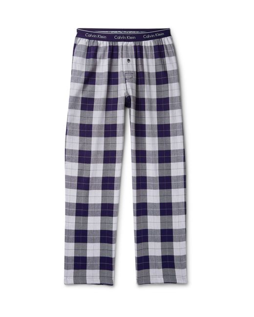 Calvin Klein Checked Cotton-Blend Flannel Pyjama Trousers