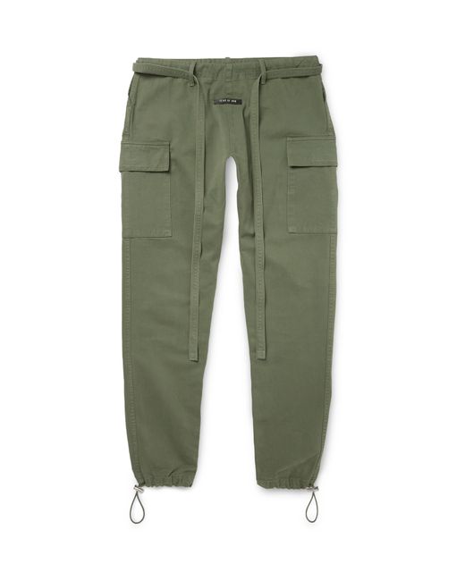 Fear Of God Belted Cotton Cargo Trousers