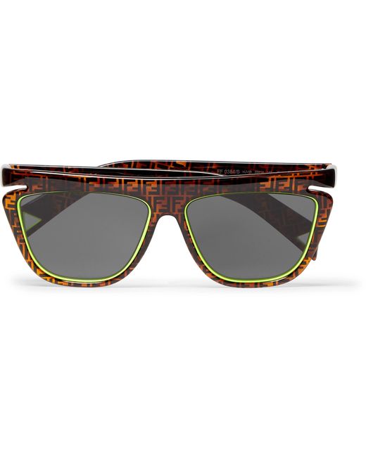 Fendi Square-Frame Acetate Sunglasses
